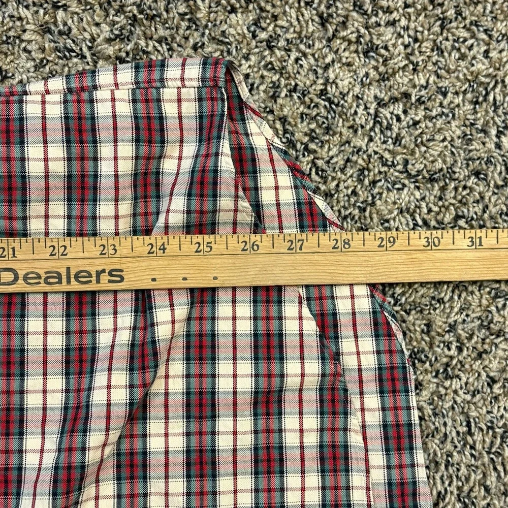 Polo Ralph Lauren Big Shirt Plaid Button Down Long Sleeve Pocket  L